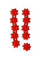 Wachsblüten 10 Stück rot Wachsblüten 10 Stück rot